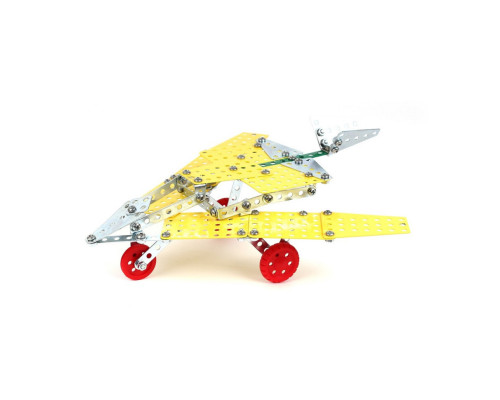 Дитячий Конструктор металевий "Літак-невидимка" ТехноК 4869TXK, 183 деталі