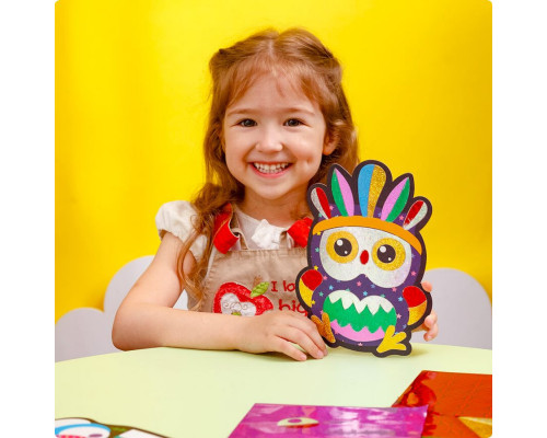 Набір для творчості "Foil craft Birds" VT4433-12, 18 аркушів фольги