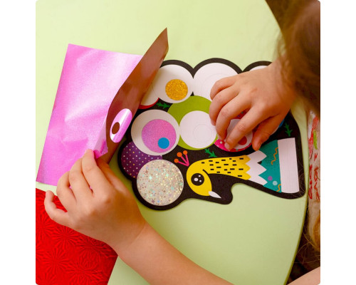 Набір для творчості "Foil craft Birds" VT4433-12, 18 аркушів фольги