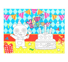Дитячий набір для творчості "Happy Birthday" MK 5935-20 на клейовій основі