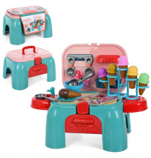 Дитяча іграшкова кухня DK666-11D 28 предметів, посуд, продукти