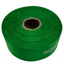 Атласна стрічка для рукоділля АБ-317, 2,5 см x 23 м, зелена