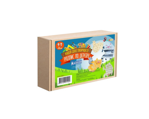Набор детского творчества Роспись по дереву «Магниты-веселые коты» РД-011