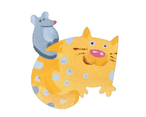 Набор детского творчества Роспись по дереву «Магниты-веселые коты» РД-011