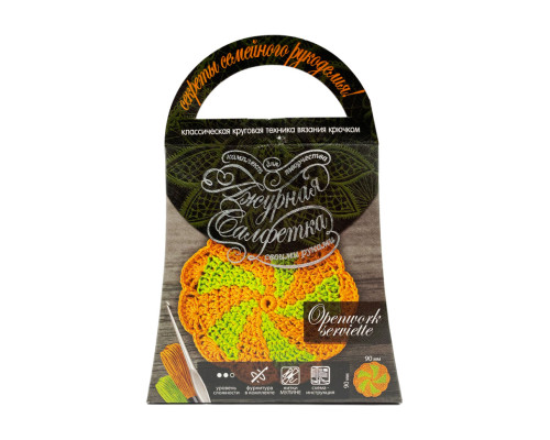 Комплект для творчості своїми руками "Ажурна серветка" SL-01-08