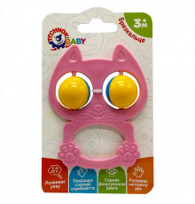 Дитяче брязкальце "Котик" 9338TXK-11 рожевий