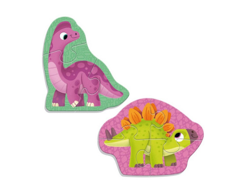 Детский магнитный бейби пазл "Динозаврики" VT3208-27, 7 элементов