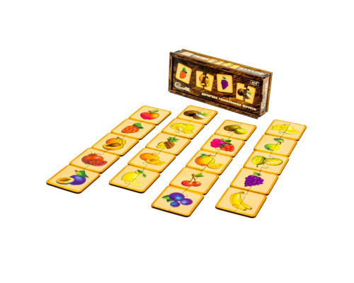 Деревянная головоломка "Фрукты" Puz-36359, 40 элементов