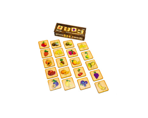 Деревянная головоломка "Фрукты" Puz-36359, 40 элементов