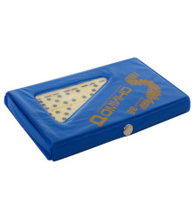 Настольная игра Домино M 0003 в пенале Синий