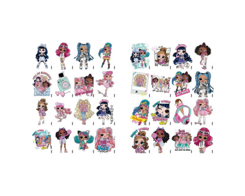 Розмальовка зі стікерами "Tweens Cherry" LCB29, 16 сторінок