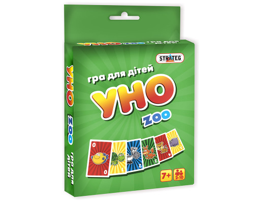 Настільна гра Уно zoo 7016 (укр.)