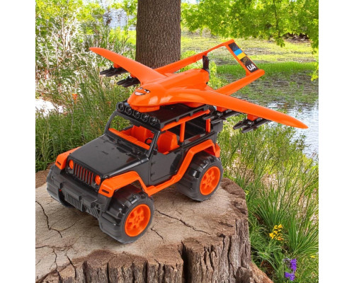 Игровой набор транспорта "Внедорожник и Беспилотник" 0853TXK