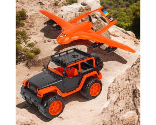 Игровой набор транспорта "Внедорожник и Беспилотник" 0853TXK