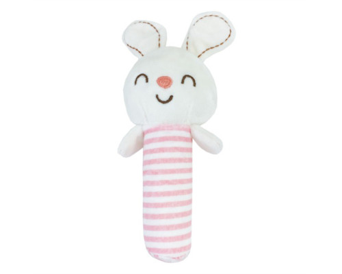 Мягкая игрушка-погремушка "Заяц" TM TOLOLO MGZ-1212-3