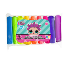 Набір для ліплення з повітряним пластиліном L.O.L. Surprise! LOL70193, 9 кольорів неон