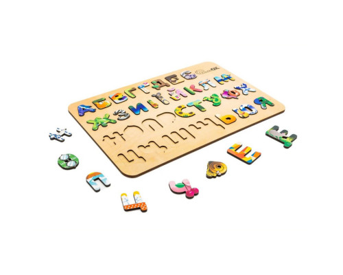 Детский деревянный сортер А3 Азбука АртА3-30273