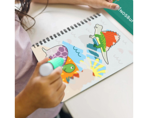 Набір водних розмальовок "Динозаври" 300310 з маркером для води