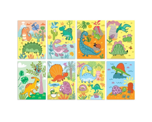 Набір водних розмальовок "Динозаври" 300310 з маркером для води