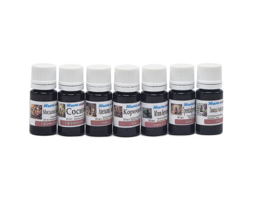 Ефірна олія для творчості Мило-Опт OIL-10 в асортименті, 10 мл