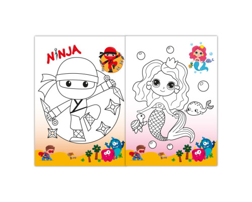 Дитяча розмальовка "Мульті-пульті" РМ-77-03 з маскою