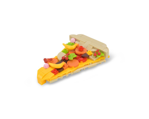 Конструктор дитячий "Western fast food: Pizza" 1024A-4, пластик, 79 деталей