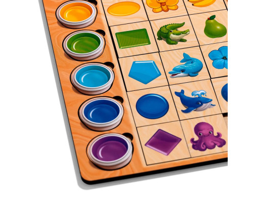 Деревянный пазл-вкладыш "Ассоциации цвета" (ПСД268) PSD268