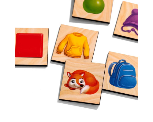 Деревянный пазл-вкладыш "Ассоциации цвета" (ПСД268) PSD268