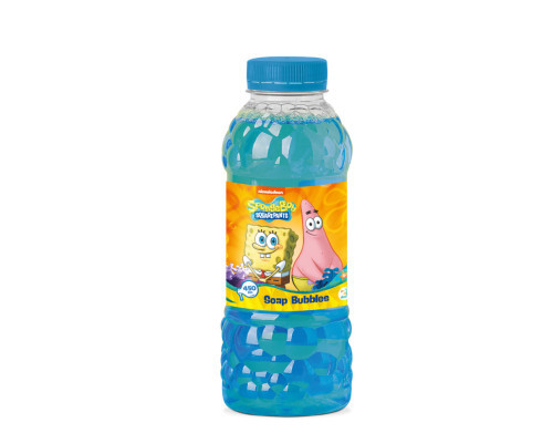 Мыльные пузыри "Mega Bubbles с тарелкой SpongeBob" 200636 объем 450 мл
