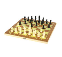 Настольная игра "Шахматы, шашки и нарды 3 в 1" 622А с доской 30х30 см