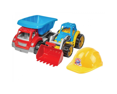Дитячий набір "Малюк-Будівельник 3" ТехноК 3954TXK з каскою