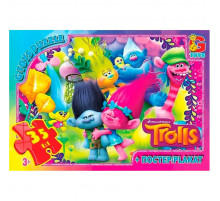 Пазли дитячі "Тролі" TR0075, 35 елементів