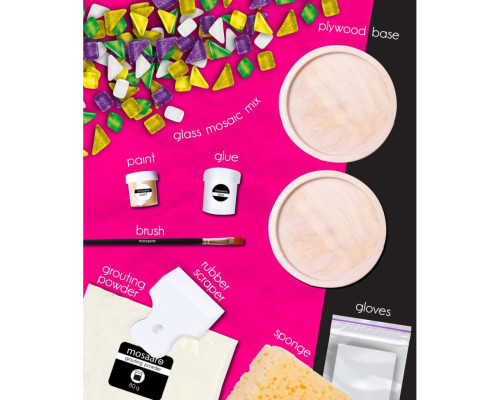 Детский набор для творчества хрустальная мозаика "Подставка для чашек" MA1001