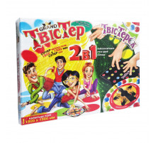Напольная игра Твистер + настольная Твистерок 4423, 2в1