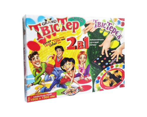 Напольная игра Твистер + настольная Твистерок 4423, 2в1