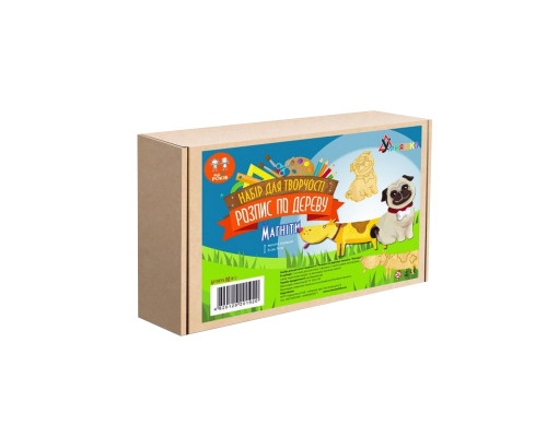 Набор детского творчества Роспись по дереву «Магниты-собачки» РД-012