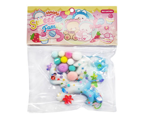 Антистрес Сквіш "М'які Поні" SKP-405(Blue) ніжно-блакитний