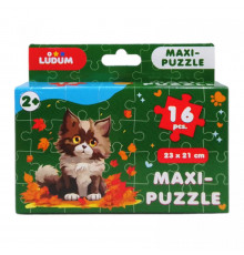 Пазл детский макси "Котик 3" ME5032-04, 16 крупных элементов