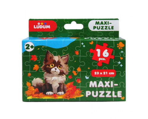 Пазл дитячий максі "Котик 3" ME5032-04, 16 великих елементів