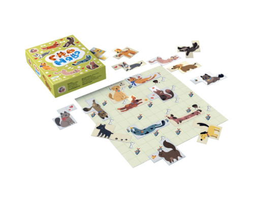 Семейная настольная игра "Гав или Мяу" 800477 для 2 игроков