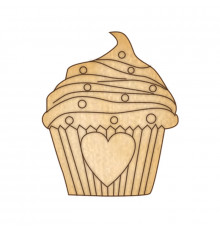 Фігурка для розмальовування та декорування "Кекс з любов'ю-1" FDZ-073