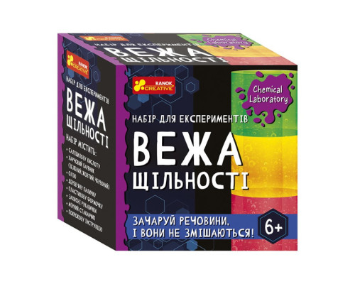Дитячий набір для експериментів "Вежа щільності" Ранок 10138036У Укр