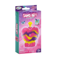 Набір для малювання піском "Серце" 8938-9-1 колба, 3 кольори