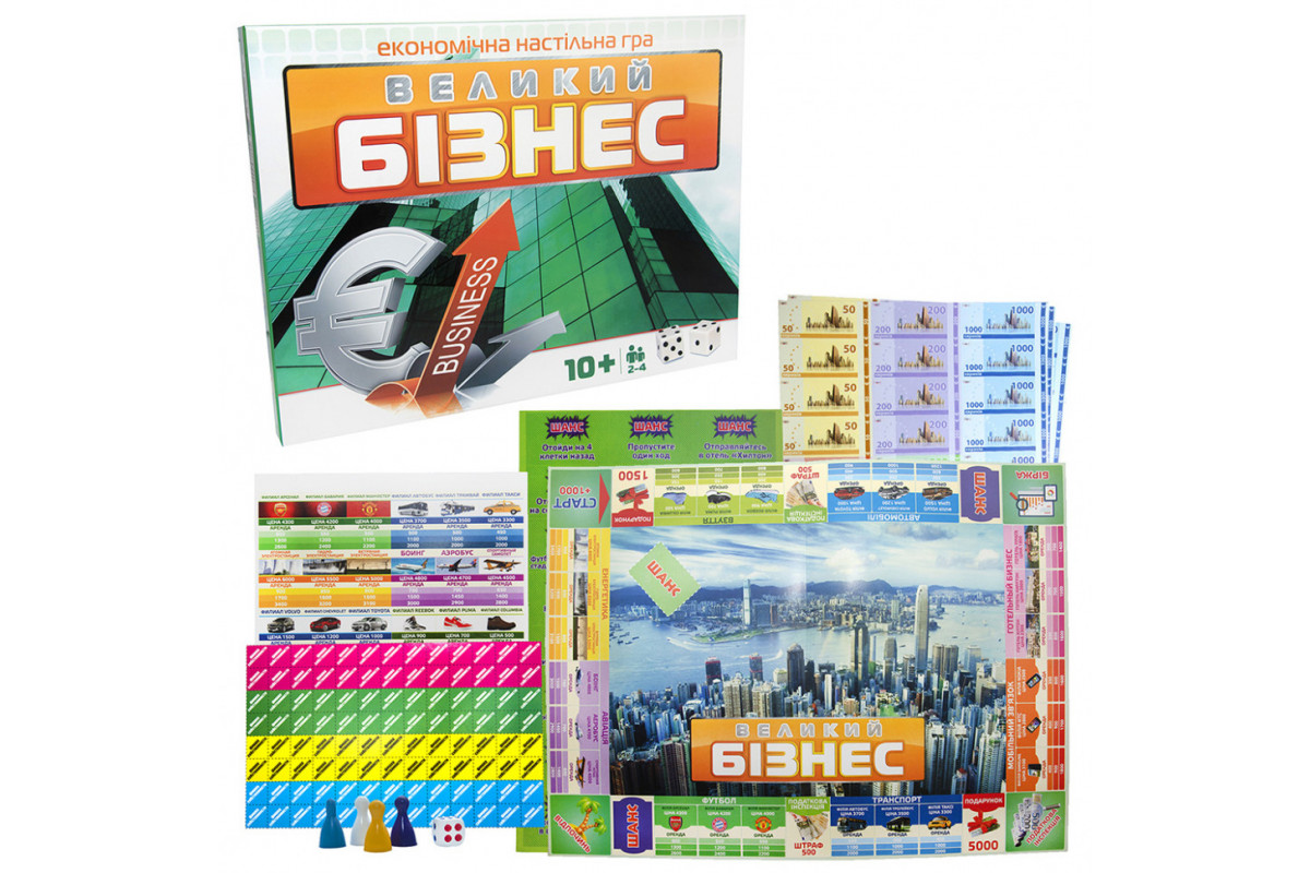 Настольная игра Большая "Большой Бизнес" 30452 (укр.)