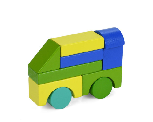 Детская деревянная игрушка "Городок №1" Limo Toy MD 0938-1, 24 блока