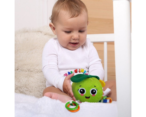 Брязкальце-підвіска з прорізувачем "Яблуко" МС 110604-19