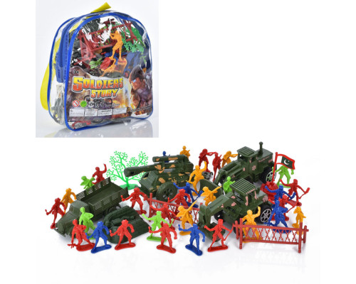 Дитячий ігровий набір "Солдати" 8211-6, 32 людини, 4 війскової техніки