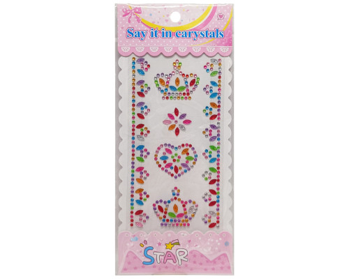 Наклейка камені "Зіроньки" XY-005 для авто, ноутбуків, телефонів Вид 5