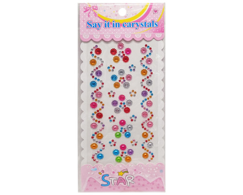 Наклейка камені "Зіроньки" XY-005 для авто, ноутбуків, телефонів Вид 7