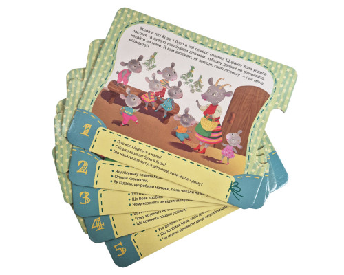 Дитяча Казка-пазл "Троє поросят. Вовк та семеро козенят" 826005 картон, 5 сторінок